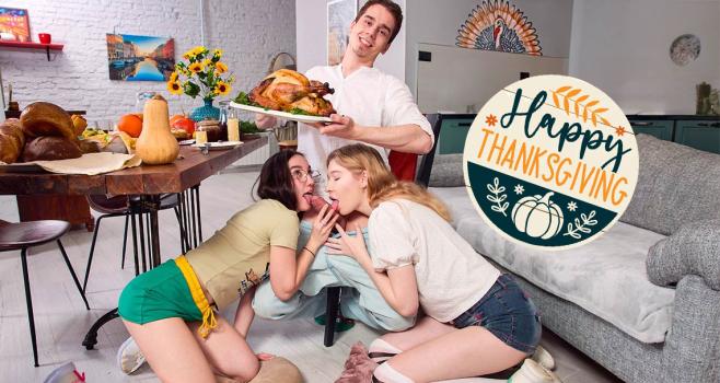 ClubSweethearts 2025 11 27 Mia Murkovski And Sia Florance Pussy stuffing for Thanksgiving Hardcore