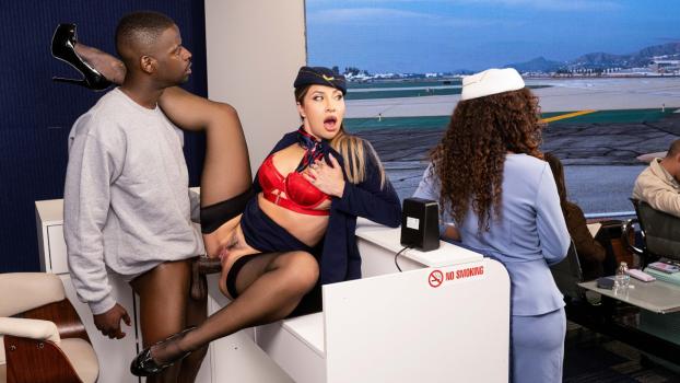BrazzersExxtra 2025 11 27 Melissa Stratton And Aleksa Mink Airport Lounge Lizards Get Lucky Part 1