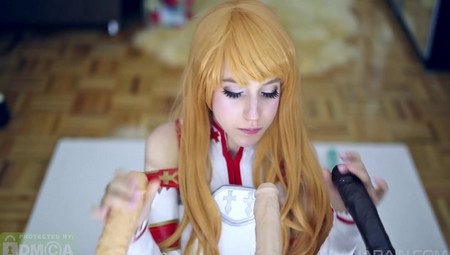 Lana Rain Asuka Convinces Herself Its Just 4 Money