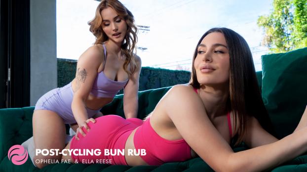 AllGirlMassage 2026 02 16 Ella Reese And Ophelia Fae Post Cycling Bun Rub