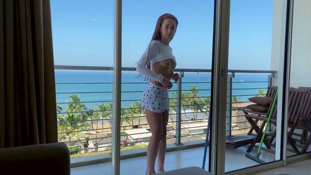 Mia Bandini – Room Service Shy Young Hotel Maid