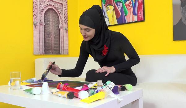 SexWithMuslims 2026 03 06 Victoria Benz Sexy babe in hijab swapped a brush for a dick