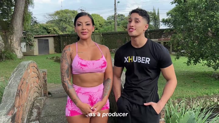 I Offer Challenge to Busty Mariana Martix in a Park to Fuck Her