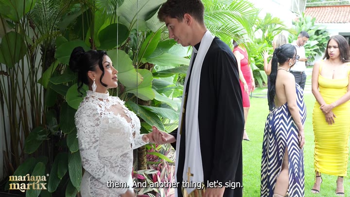 Mariana Fucks the Priest in a Bathroom After Getting Married