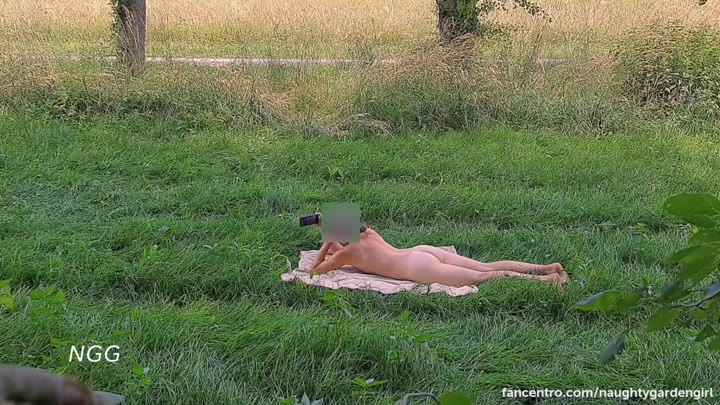 Tanning in Public Got Caught