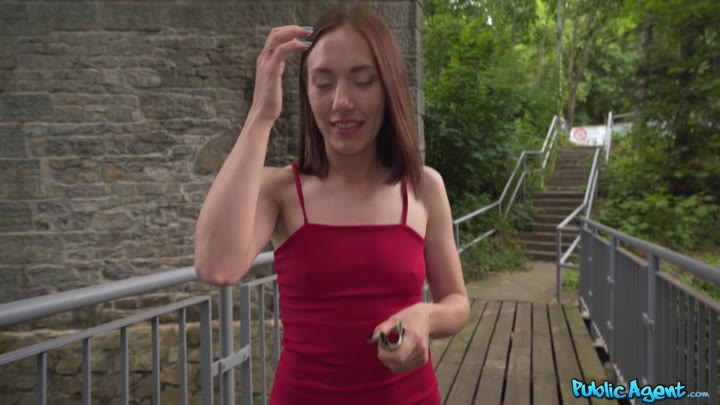 PublicAgent Thin Russian Public Sex