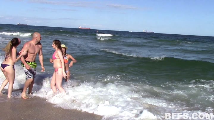 TeamSkeet 2016 03 16 BFFs Spring Breakers (Friends By the Ocean) with Gigi Flamez, Marina Angel BGGG, Facial